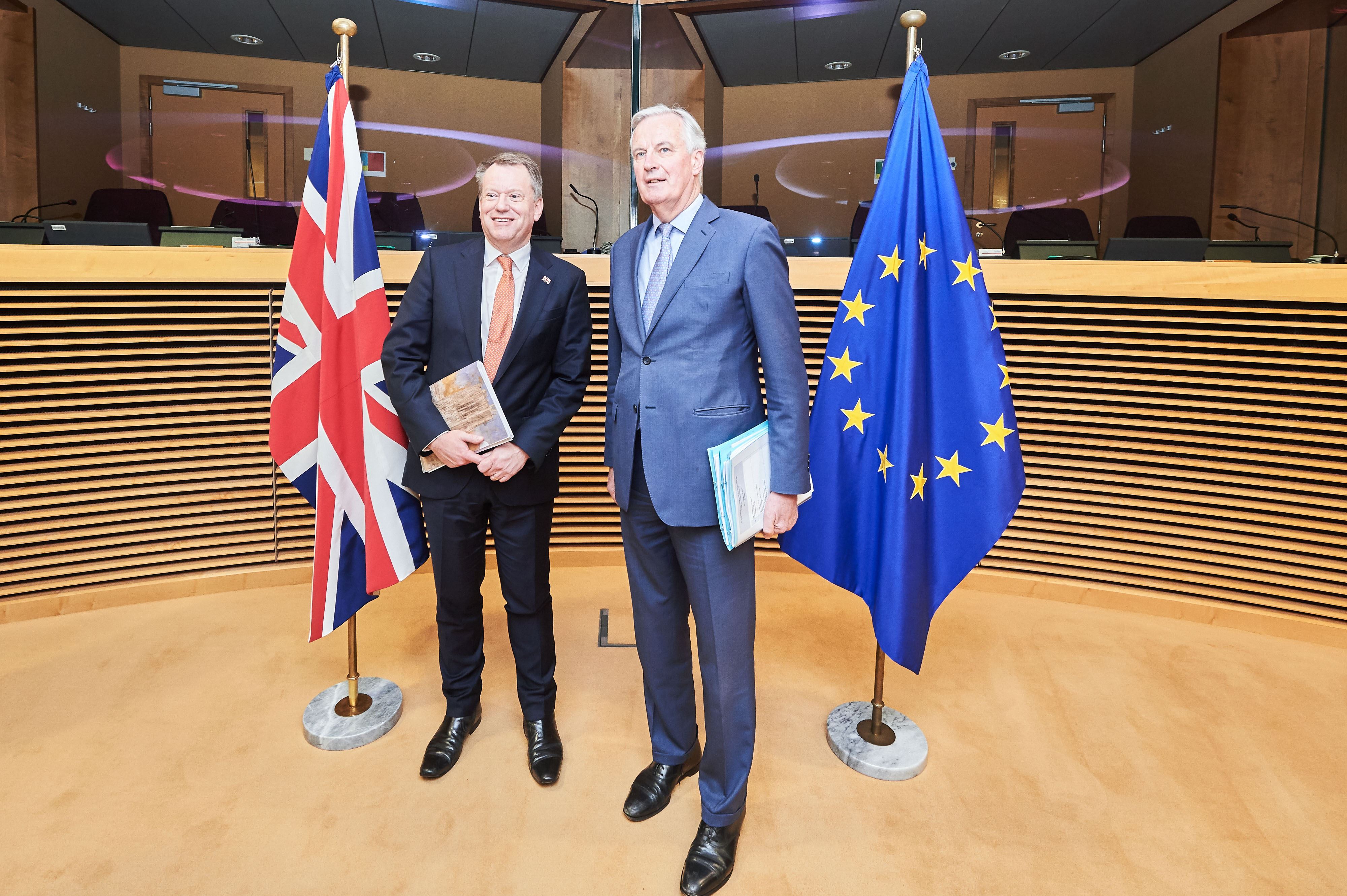 Britain insists European Union should shift position in post-Brexit trade talks