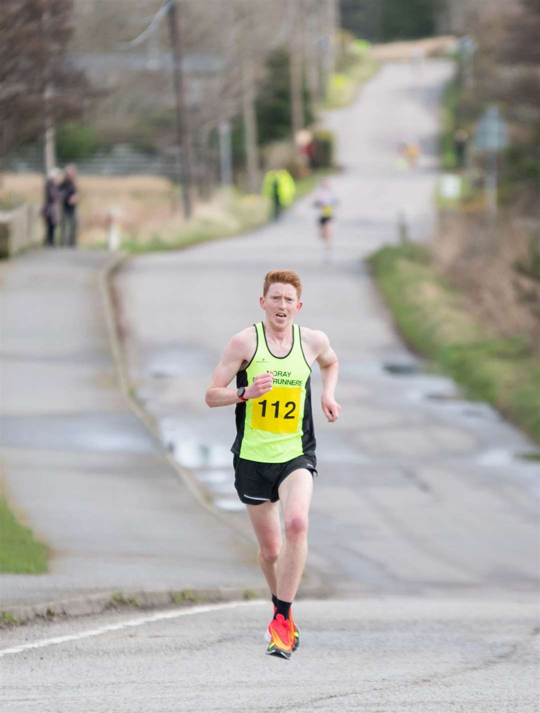 Moray Road Runners' James Wilson came 1st overall with a time of 31:54. Moray Road Runners 2024 10k Race.Picture: Daniel Forsyth.