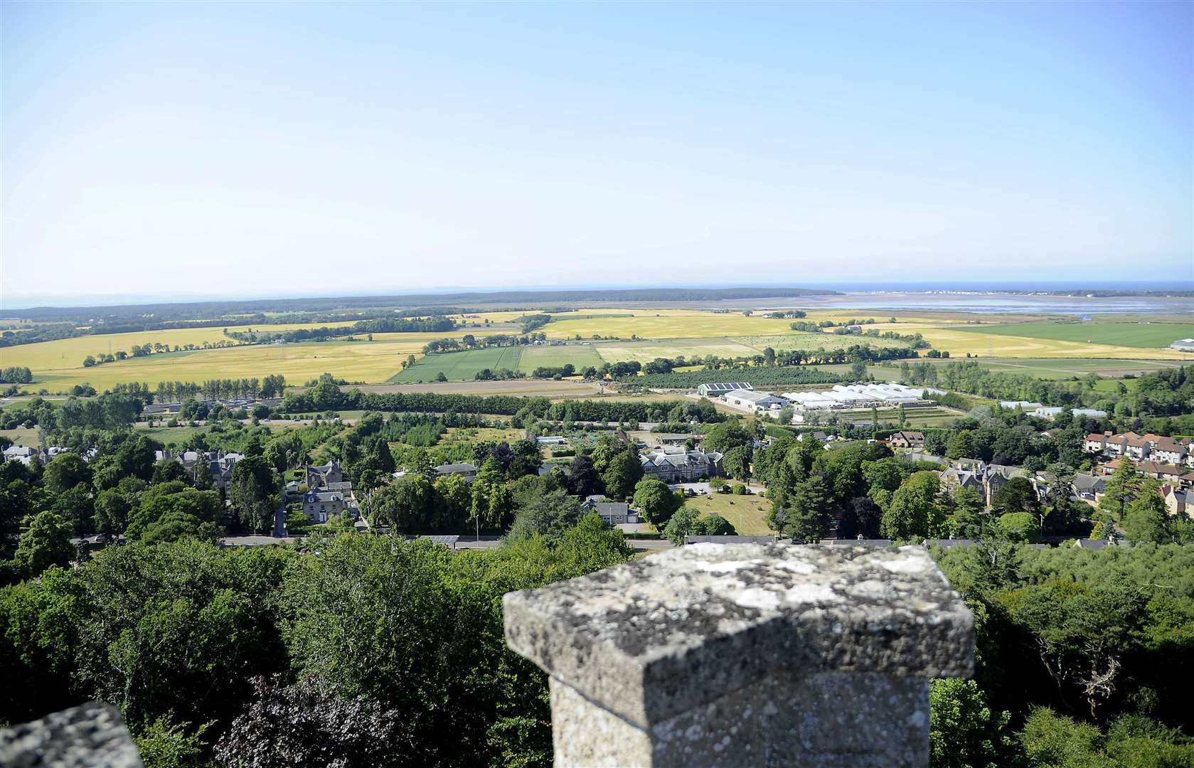 The view from the top of Nelson's Tower.